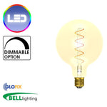 BELL Lighting 4W LED Vintage Soft Coil Vertical Filament Large Globe (Edison Screw) - Glo Fix