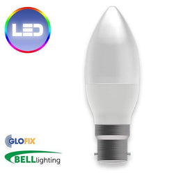 BayonetCap(B22)22mm - BELL Lighting 4W LED Candle Opal 250 Lumens (Bayonet Cap) Replaces 40W