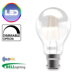 BayonetCap(B22)22mm - BELL Lighting 4W LED Filament Satin GLS 470 Lumens (Bayonet Cap) Replaces 40W