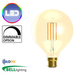 BayonetCap(B22)22mm - BELL Lighting 4W LED Vintage 125mm Globe 300 Lumens (Bayonet Cap)