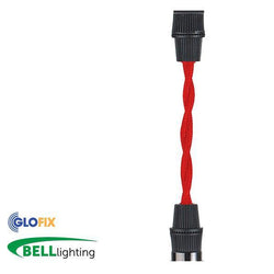 BELL 1.5m Red Twisted Flex For Retro Vintage Range