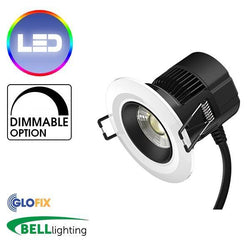 Downlight - BELL Lighting 08190 Eco Firestay 6 In 1 Tiltable Downlight 560 - 600 Lumens