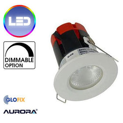 Bathroom Spotlights - Aurora M10 AU-FRL801 Fixed IP65 Downlight 520 - 550 Lumens Suitable For Bathrooms
