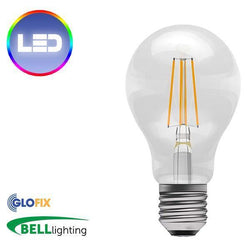 EdisonScrewCap - BELL Lighting 4W LED Filament Clear GLS 470 Lumens (Edison Screw Cap) Replaces 40W