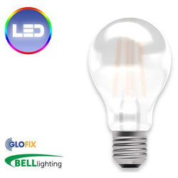 EdisonScrewCap - BELL Lighting 4W LED Filament Satin GLS 470 Lumens (Edison Screw Cap) Replaces 40W